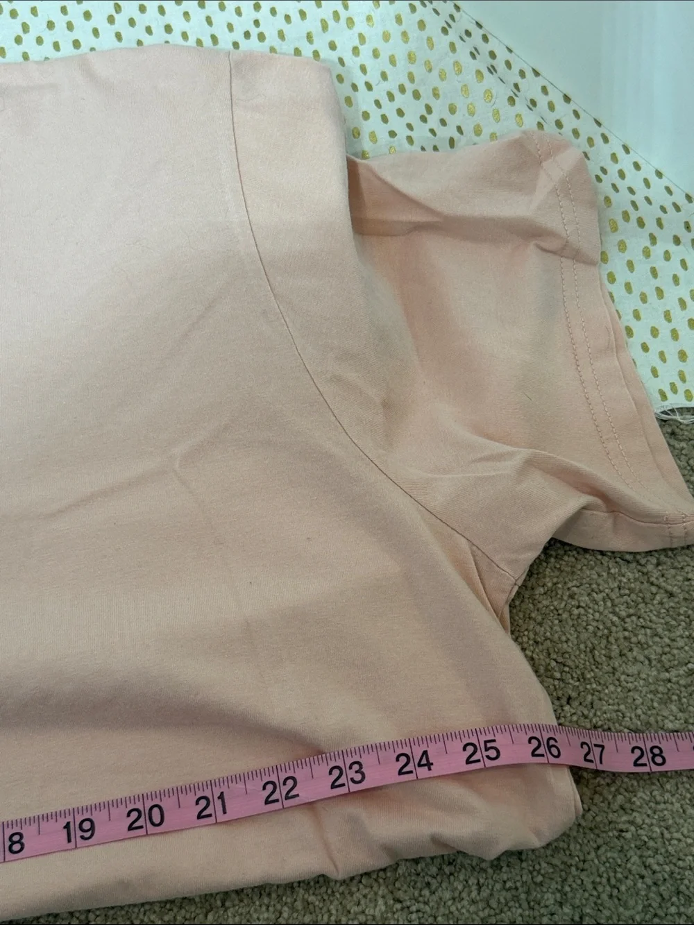 Levi's Blush Pink Tee with Lime Green Logo